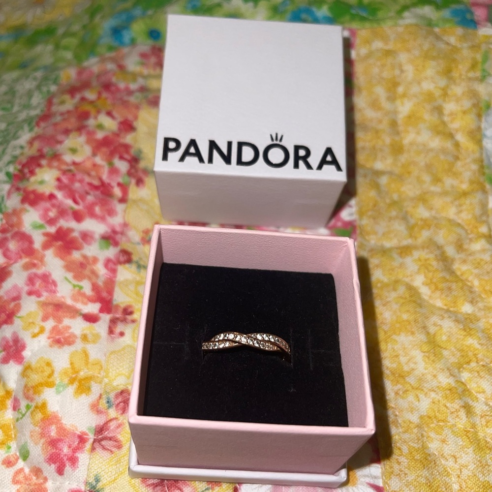 Rose Gold Pandora Ring
